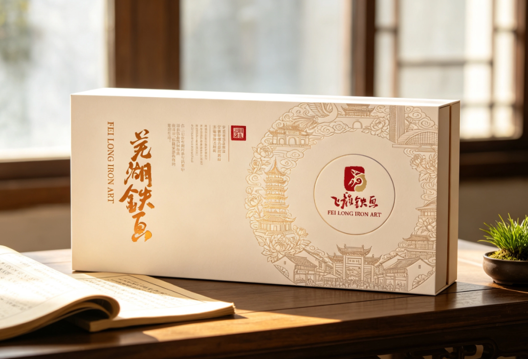 飞龙铁画礼盒正面主视觉
