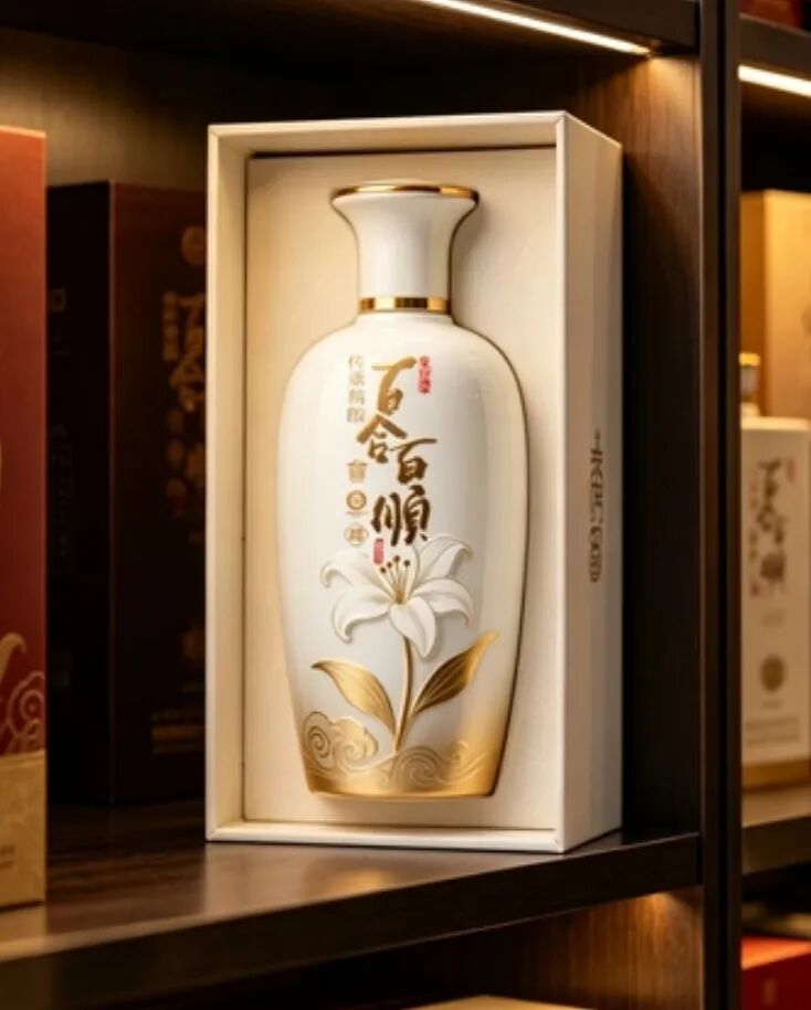 百合百顺酒柜陈列效果