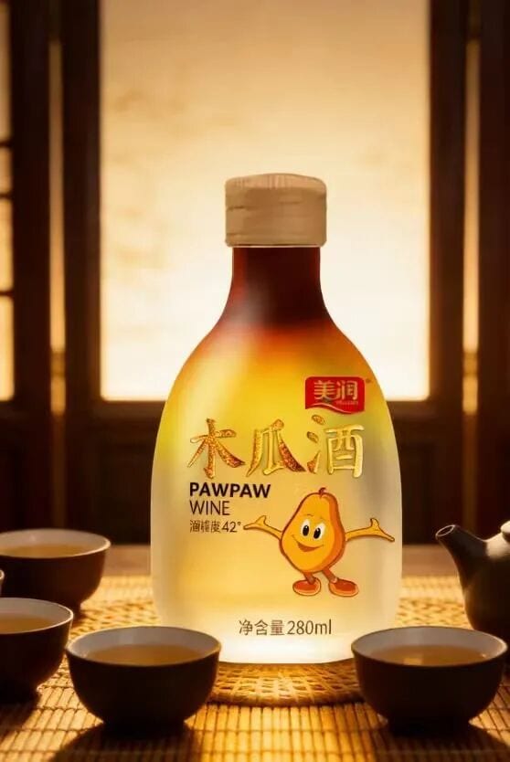 三妖设计案例 · 美润木瓜酒