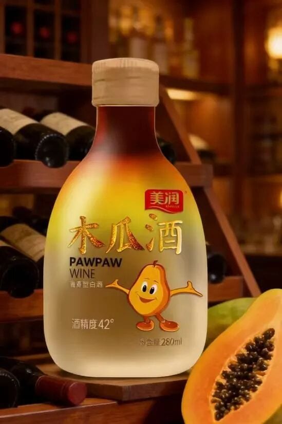 三妖设计案例 · 美润木瓜酒场景视觉