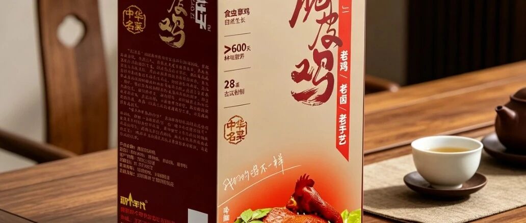 食品销售与包装能做好的终极大招：脆皮鸡外包装：远看靠脸，近看攻心，吃完靠嘴