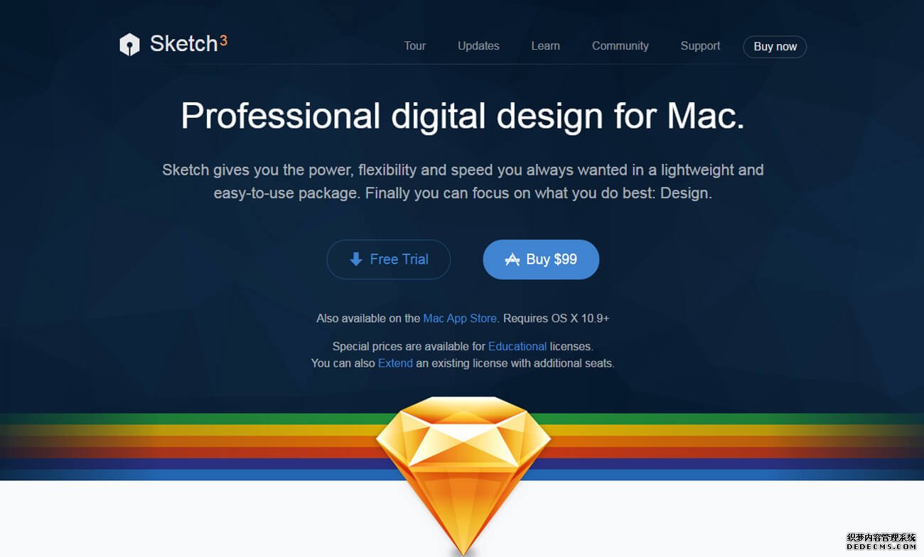 扁平化网站设计欣赏